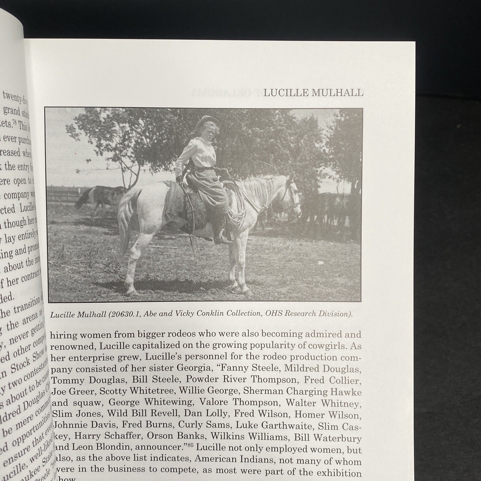 Lucille Mulhall The First Rodeo Cowgirl The Chronicles of Oklahoma Fall