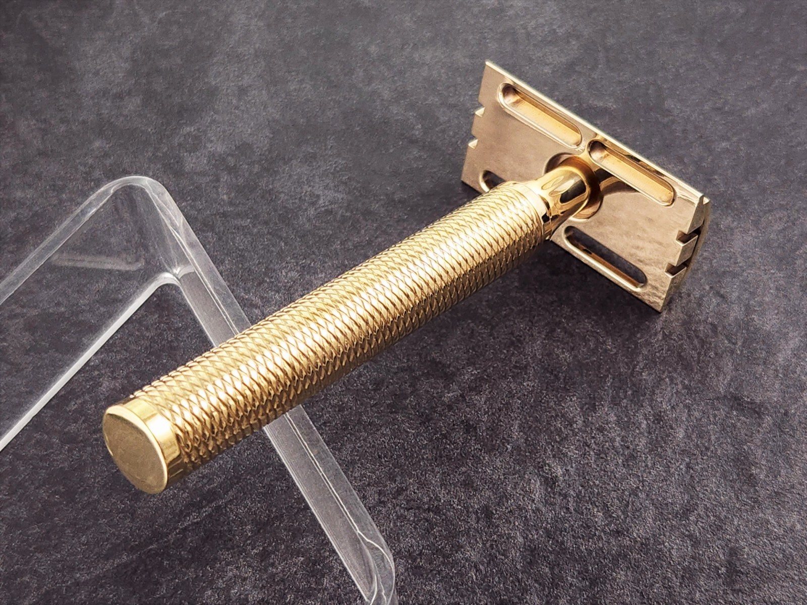 All Brass DiShi Three Piece Double Edge Safety Razor