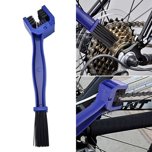 Brosse De Chaine Moto Brosse Nettoyage Chaîne Moto/vélo - Double Tête
