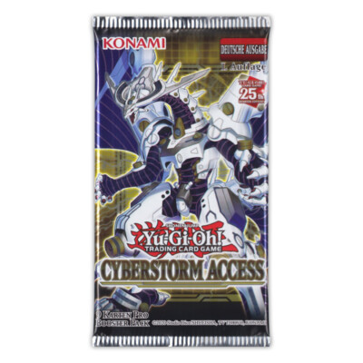 Yu-Gi-Oh! Cyberstorm Access Booster Packungen CYAC - 1. Auflage deutsche Ausgabe