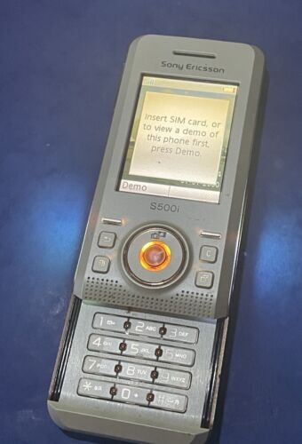 Seltenes Sony Ericsson S500i - weiß (orange) Slider 2000er Jahre Handy GSM - Bild 3 von 7