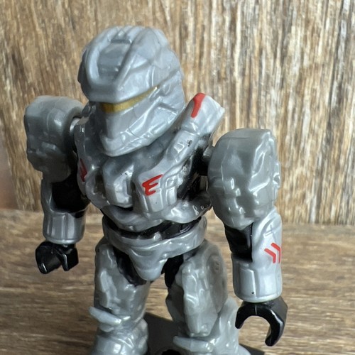 2013 Halo Mega Bloks Construx Spartan Scout 97129 Pelican Gunship Silver Gray - Picture 10 of 11