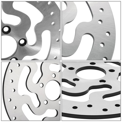 Rear Brake Disc Rotors & 5 Bolts Fit For Harley Electra Road Glide King 2014-Up - Picture 7 of 15