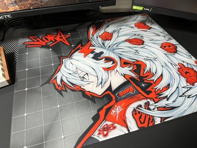 WALLHACK SKYPAD SP-004 Drift Sora Mouse Pad Made of Glass WALLHACK SKYPAD SP-004 Drift Sora Mouse Pad Made of Glass