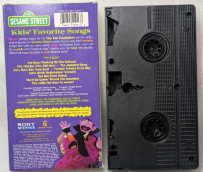 その他 Our Favorite Toys [VHS] Sesame Street - Kids' Favorite Songs (VHS 1999) Sony Wonder