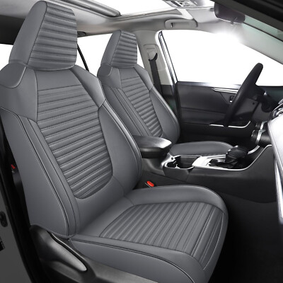 LINGVIDO Custom Fit RAV4 Car Seat Covers 2019-2024, Waterproof Leather Non-Slip