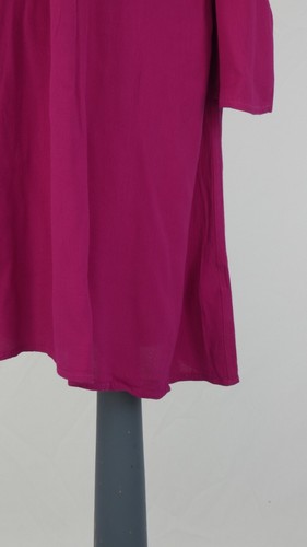 Magenta Dress Hot Pink Imperial Line Broderie Detail Bohemian size UK 8 10 - Picture 7 of 13