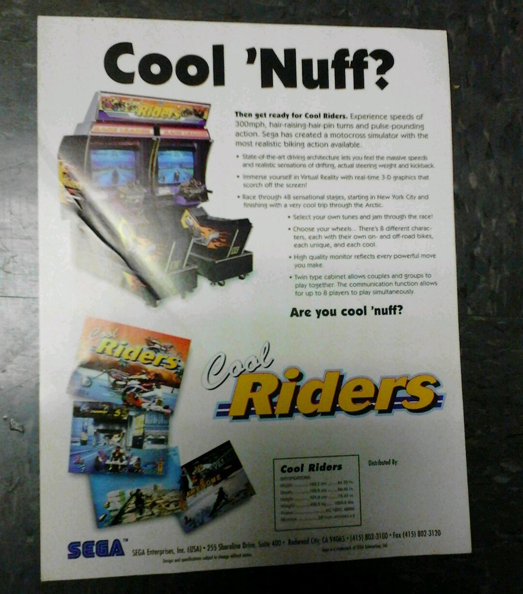 SONIC BOOM SEGA SHOOT ARCADE ORIGINAL JAPAN HANDBILL