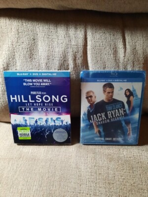 2 BluRay Movies- Hillsong & Jack Ryan. Brand New. Ships Fast!