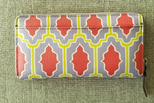Kate Spade Cabana Tile Lacey Boho Leder Geldbörse mit umlaufendem Reißverschluss sehr schön - Bild 2 von 5