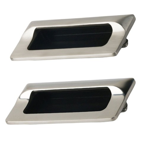 Invisible Drawer Pulls Steel Integrated Pulls Simple to Use for Modern Furniture