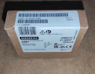       SIEMENS ET 200SP CM PTP - 6ES7 137-6AA00-0BA0 -- 6ES7137-6AA00-0BA0