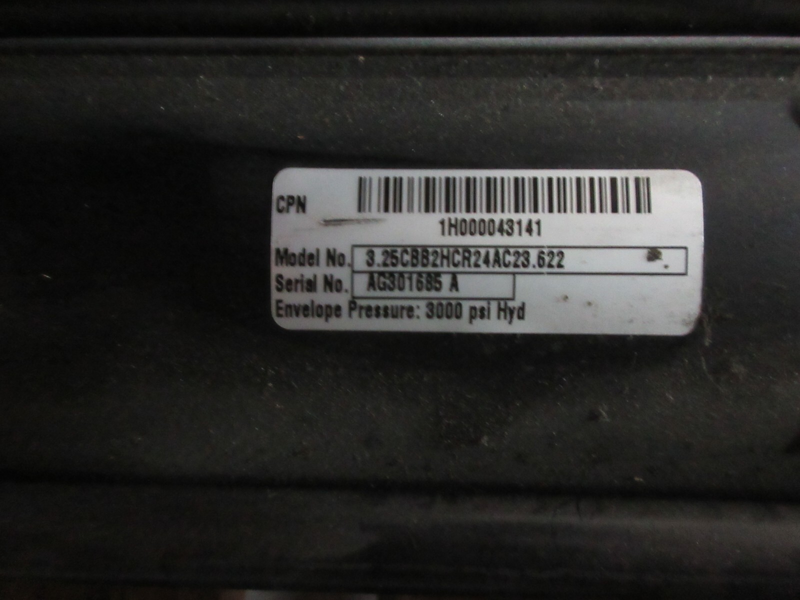 PARKER 3.25CBB2HCR24AC23.622 NEW-NO BOX HYDRAULIC CYLINDER 325CBB2HCR24AC23622