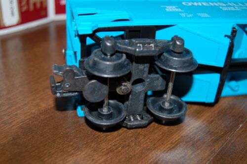 K-Line O 027 K-62502 Owens Illinois Wood Chip Classic Hopper Car 62502 Exc/Box - Picture 11 of 15