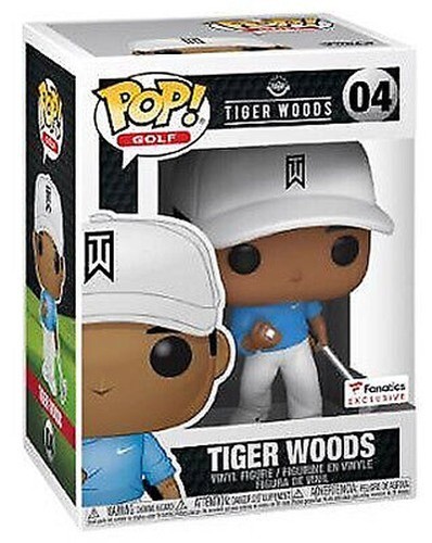 Tiger Woods (Azul Camiseta) Exclusive Pop Golf #04 Vinyl Figura Funko - Imagen 2 de 2