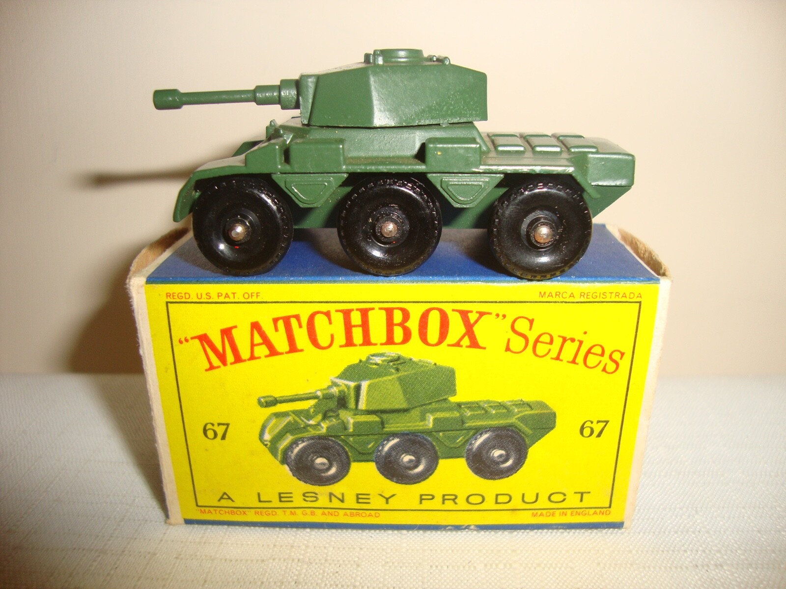 Matchbox 67a, Saladin Armoured Car - Free Price Guide & Review