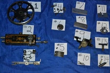 WHITE LONG SHUTTLE SEWING MACHINE PARTS ORIGINAL VINTAGE CHOOSE YOUR PARTS