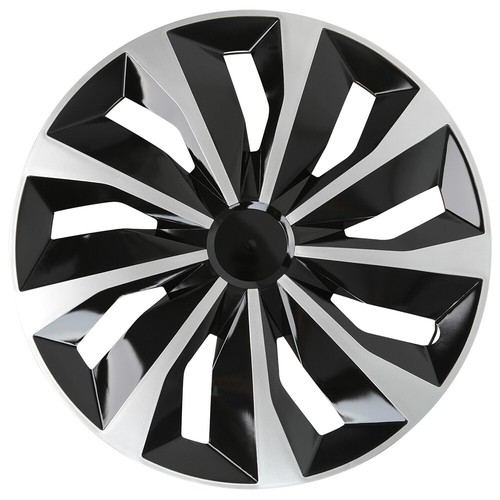 4x Silver 16" Wheel Covers For Nissan Kicks 2017-2023 Snap On Full Rim Hub Caps - Picture 7 of 13