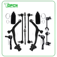 12 Front Lower Control Arm Sway Bar Tie Rod End For 2003-2008 INFINITI FX35 FX45