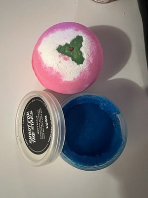 Lush Bundle Shoot For The Stars Scrub + Sweet Pudding Bath Bomb New Discontinued