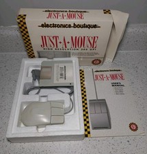 Vintage Electronic Boutique Mouse IBM PC XT AT PS/2 Series 360 DPI Just-A-Mouse