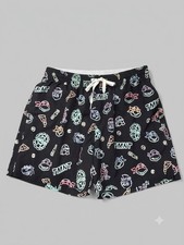 Chubbies TMNT Neon Print Swim Trunks Shorts Size Large