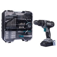 20V Akku-Bohrschrauber Set Inkl. 2Xakku Und LadegeräT +Viel ZubehÖR Bis 13Mm