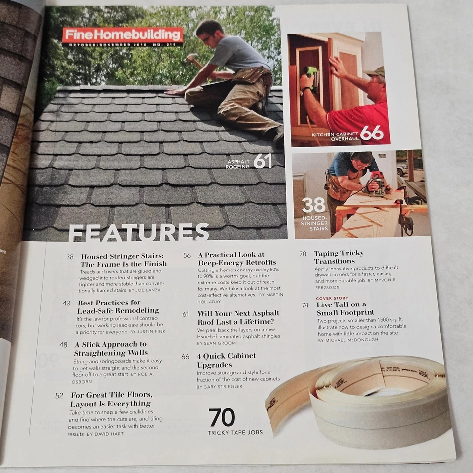 Fine Homebuilding Smart, Small Homes  November 2010 No. 214 - Image 2 of 3