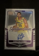 2024-25 Panini Donruss Optic - Signature Series Christian Koloko,  