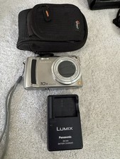 Panasonic Lumix DMC-TZ5 9.0MP Digital Compact Camera 10x Zoom Silver SMOKE FREE
