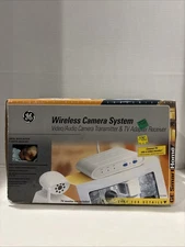 GE Wireless Camera System Video/Audio Camera Transmitter & TV Adapter Receiver
