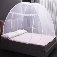 Pop Up Mosquito Net Tent for Bed,Bed Canopy with Net Bottom,Mosquito Netting ...