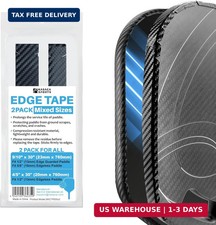 Pickleball Paddle Edge Guard Tape-2 Pack for 16mm 13mm Paddles - 3K PU Interwo