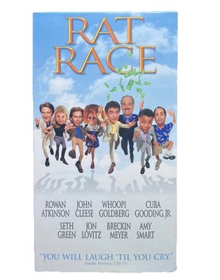 Rat Race (VHS 2001) Cuba Gooding Jr. Whoopi Lovitz Amy Smart Free Shipping