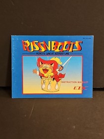 Puss N Boots Nintendo NES Cartridge with Manual 