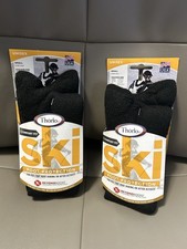 BNWT TWO 2 PAIRS OF THORLO SKI FOOT PROTECTION SOCKS BLACK US SIZE SMALL S 