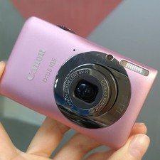 Canon IXUS 105 Compact Digital Camera CCD 12.1MP 4X Zoom PiNK English