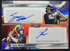 Slade Caldwell Ryan Waldschmidt 2025 Bowman's Best DUAL AUTO 75/75 #DA-CW