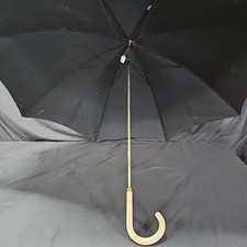 Vintage Black Schertz Umbrella Fancy Handle