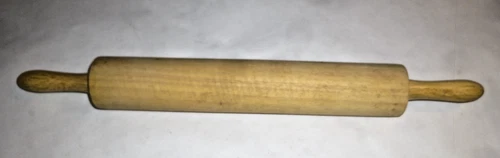 15" Kitchen Wooden Rolling Pin with Handles Kitchen utensil Baking baker tool