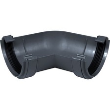 Half Round Gutter Angle 120° Corner Drainage 112mm - Anthracite Grey