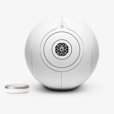 Devialet Phantom 1 - Large Format HiFi Speaker, Mind Blowing Bass - White Chrome