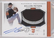 2018 National Treasures Rookie Materials Signatures 84/99 Dillon Peters Auto 9b4