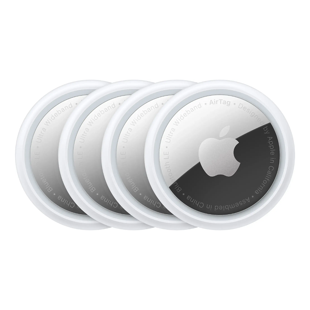 Apple - AirTag (4-Pack) - 1st Generation Silver MX542LL/A