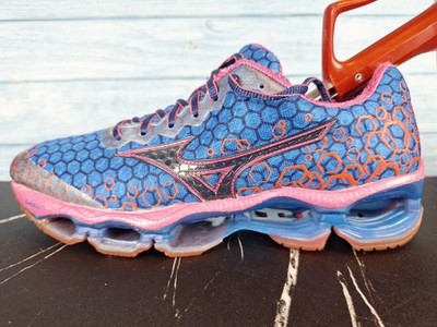Mizuno Wave Prophecy Women's Blue Pink Hex Running Shoes Sz 9