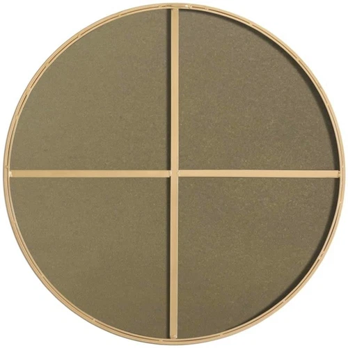 Elegant Decor Eternity 36" Round Metal Frame Mirror in Brass - Picture 4 of 8