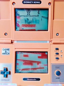 Nintendo Game & Watch Donkey Kong DK-52 Multi Screen 1982 Vintage Tested JP
