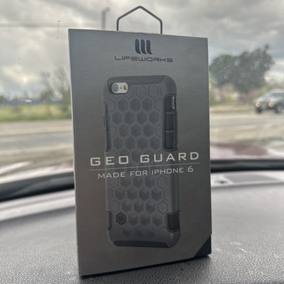 Lifeworks Geo Guard Made For IPhone 6 Dual Layers Added Protection Gray