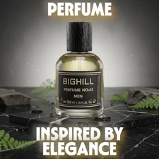 Eau de Perfume Big Hill Men No:19 Inspired by Egoist Platinum Luxury 50ml 1.7 Oz