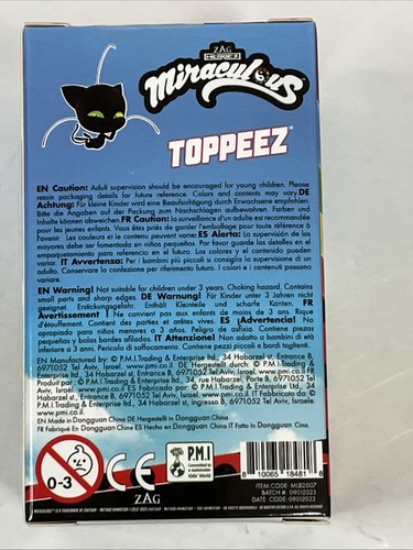 Miraculous Ladybug and Cat Noir Toppeez Pencil Topper Blind Box 1 of 16 Zag - Picture 10 of 10